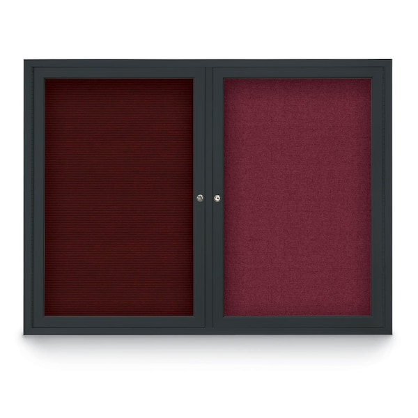 Corkboard, Pearl/Black, 72" X36"